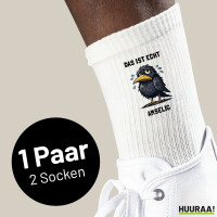 Unisex Socken Das ist echt Amselig Amsel Meme Baumwolle