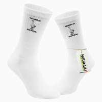 Unisex Socken Gans dünnes Eis Sportsfreund Gans Meme Größe 37/46 White Motiv Tennissocken