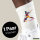 Unisex Socken Baseball Spieler bunte Silhouette Baumwolle