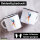 Emaille Tasse Tennis Spielerin bunte Silhouette 300ml Vintage