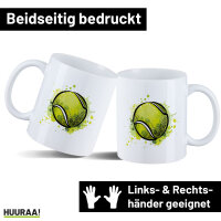 Kaffeetasse Tennisball Comic 330ml