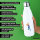 Trinkflasche Baseball Batter Spieler bunte Silhouette 500ml Edelstahl Wasserflasche