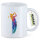 Kaffeetasse Golf Spieler bunte Silhouette 330ml