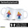 Kaffeetasse Boxer Spieler bunte Silhouette 330ml