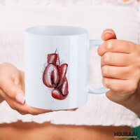 Kaffeetasse Boxhandschuh Comic 330ml