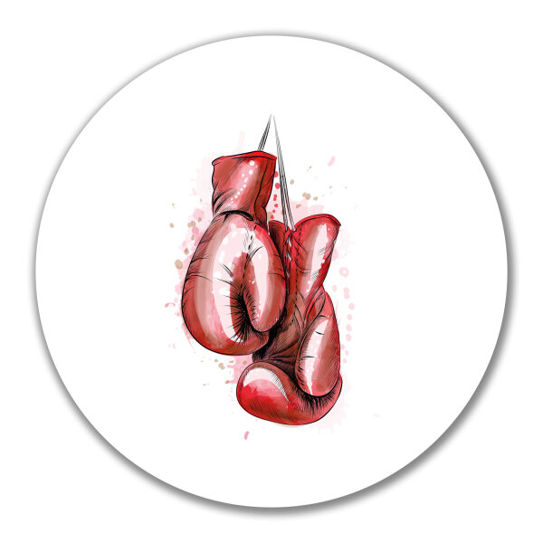 Aufkleber Boxhandschuh Comic 10cm