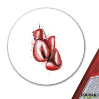 Aufkleber Boxhandschuh Comic 10cm