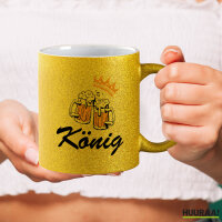 Glitzertasse König Schützenfest 330ml