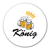 Aufkleber König Schützenfest 10cm rund