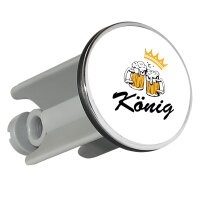 Waschbeckenstöpsel König Schützenfest 4cm