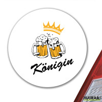 Aufkleber Königin Schützenfest 10cm rund