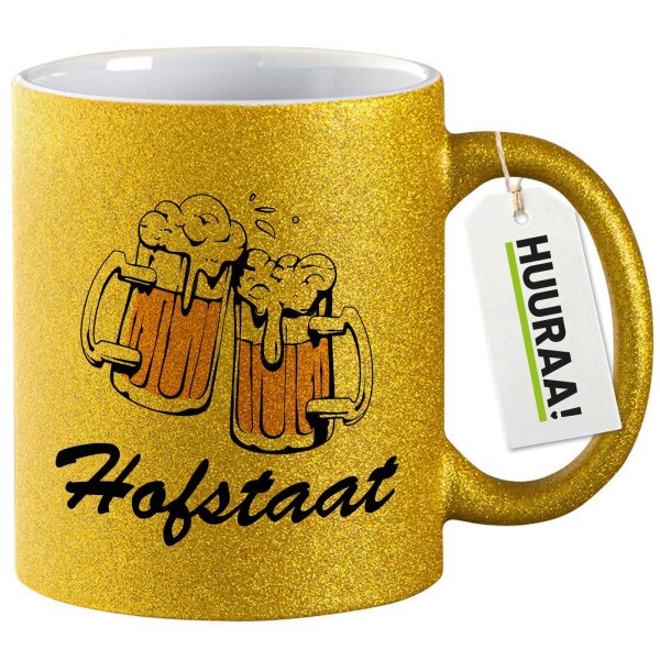Glitzertasse Hofstaat Schützenfest 330ml