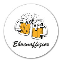 Aufkleber Ehrenoffizier Schützenfest 10cm rund