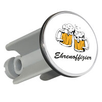 Waschbeckenstöpsel Ehrenoffizier Schützenfest 4cm