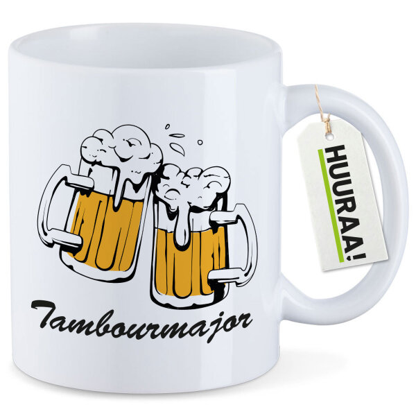Kaffeetasse Tambourmajor Spielmannszug 330ml