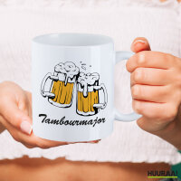 Kaffeetasse Tambourmajor Spielmannszug 330ml