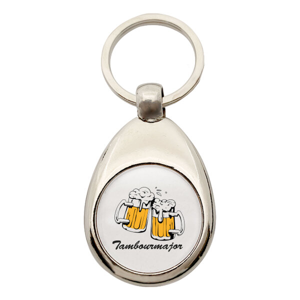 Schlüsselanhänger Tambourmajor Spielmannszug Schlüsselring