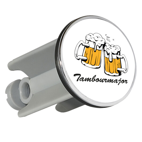 Waschbeckenstöpsel Tambourmajor Spielmannszug 4cm Abflussstopfen