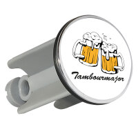 Waschbeckenstöpsel Tambourmajor Spielmannszug 4cm