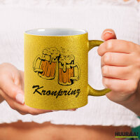 Glitzertasse Kronprinz Schützenfest 330ml