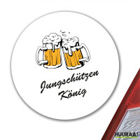 Aufkleber Jungschützenkönig Schützenfest...