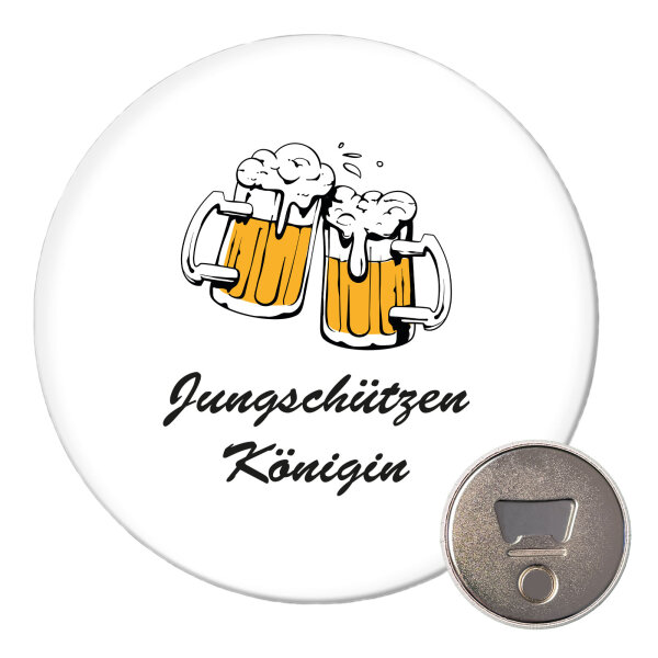 Magnet Jungschützenkönigin Schützenfest 59mm Kühlschrankmagnet Flaschenöffner