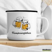 Emaille Tasse Kompanieführer Schützenfest 300ml Vintage Emaille Becher