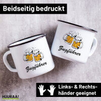 Emaille Tasse Zugführer Schützenfest...