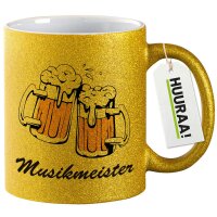 Glitzertasse Musikmeister Schützenfest 330ml