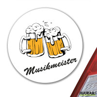 Aufkleber Musikmeister Schützenfest 10cm
