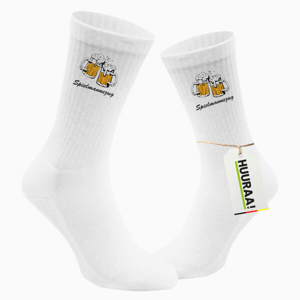 Unisex Socken Spielmannszug Schützenfest Größe 37/46 White Motiv Tennissocken