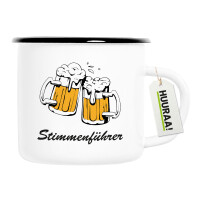 Emaille Tasse Stimmenführer Spielmannszug 300ml Vintage