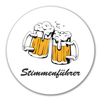 Aufkleber Stimmenführer Spielmannszug 10cm rund