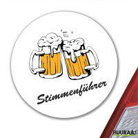 Aufkleber Stimmenführer Spielmannszug 10cm rund