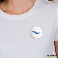 Button Schwimmen bunte Silhouette rund