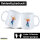 Kaffeetasse Badminton bunte Silhouette 330ml