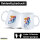 Kaffeetasse Radsport bunte Silhouette 330ml