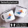 Emaille Tasse Snowboarden bunte Silhouette 300ml Vintage