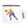 Emaille Tasse Volleyballerin bunte Silhouette 300ml Vintage Emaille Becher