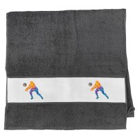 Handtuch Volleyballerin bunte Silhouette 50x100cm
