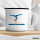Emaille Tasse Gymnastik Schwebebalken 300ml Vintage Emaille Becher