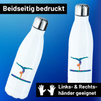 Edelstahl-Trinkflasche Gymnastik Schwebebalken 500ml Wasserflasche
