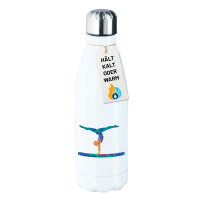 Trinkflasche Gymnastik Schwebebalken 500ml Edelstahl...