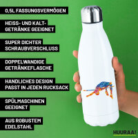 Edelstahl-Trinkflasche Leichtathletik Hochsprung 500ml Wasserflasche