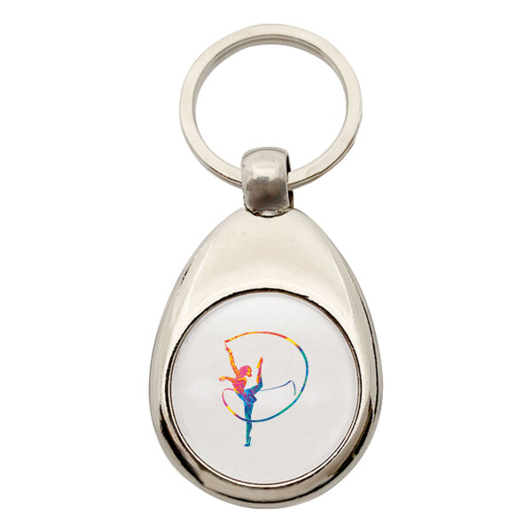 Schlüsselanhänger Rhythmische Sportgymnastik Turnen Schlüsselring
