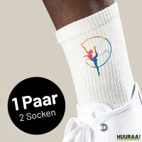 Unisex Socken Rhythmische Sportgymnastik Turnen Baumwolle