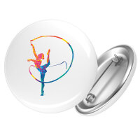 Button Rhythmische Sportgymnastik Turnen rund