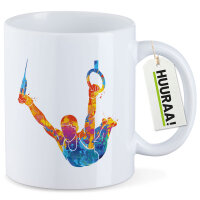 Kaffeetasse Gymnastik Ringe 330ml