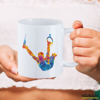 Kaffeetasse Gymnastik Ringe 330ml