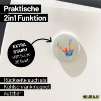 Magnet Gymnastik Ringe 59mm Kühlschrankmagnet Flaschenöffner